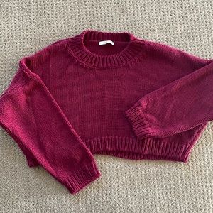 Cropped sweater